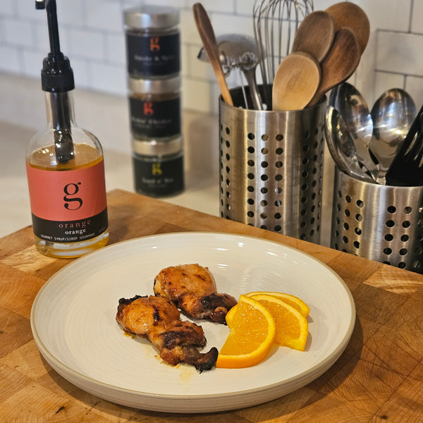 🍊 Citrus‑Glazed Chicken with Orange Syrup (Oven Version)
