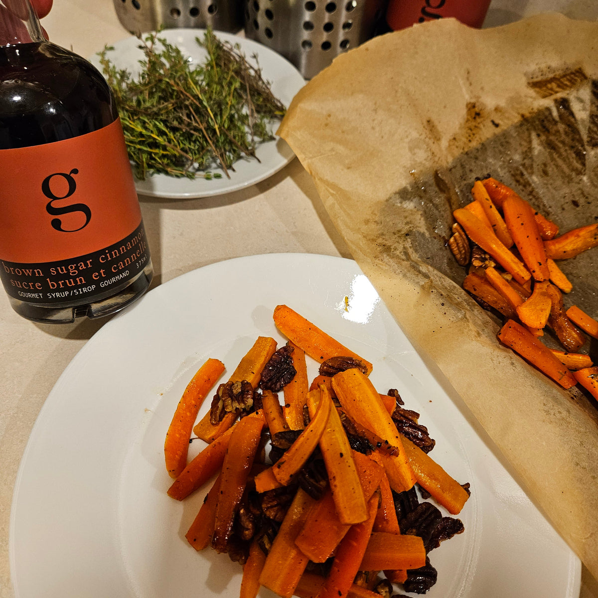 Brown Sugar Cinnamon Roasted Carrots