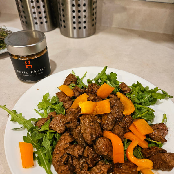 Kickin’ Chicken Steak Bites