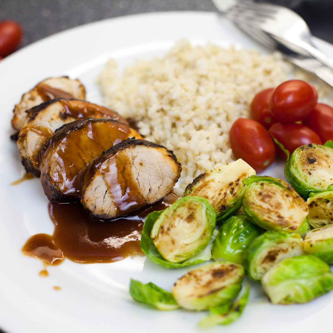 Gourmet Inspirations Seared and Sauced Pork Tenderloin