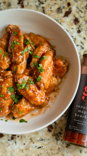 Sesame & Maple BBQ Wings