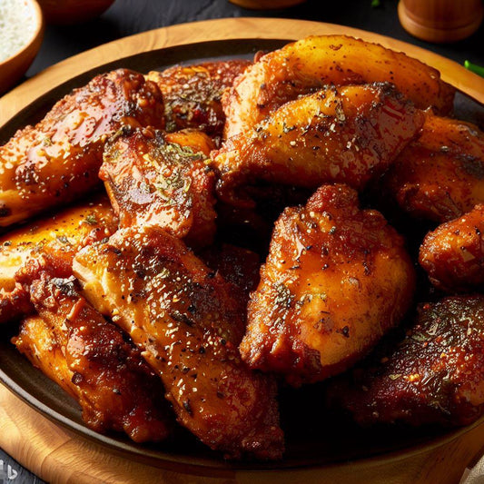 Spicy Maple-Glazed Chicken Wings