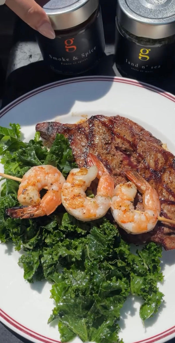 Gourmet Inspirations Surf & Turf 🧑🏻🍳🔥🥩🦐