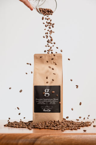 Gourmet Inspirations Blend - Medium Roast Coffee WHOLE BEAN - 340g