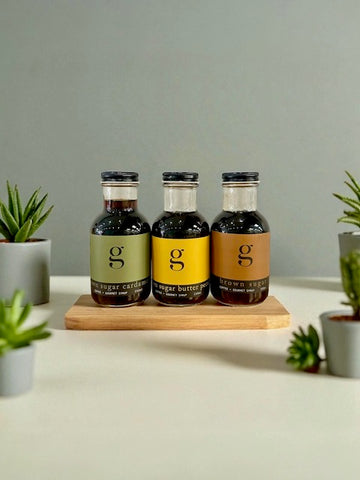Brown Sugar Collection Syrups Gift box 3x250ml