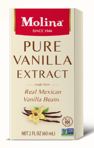 🌿 Molina Pure Vanilla Extract – 2 FL OZ (60 ml)