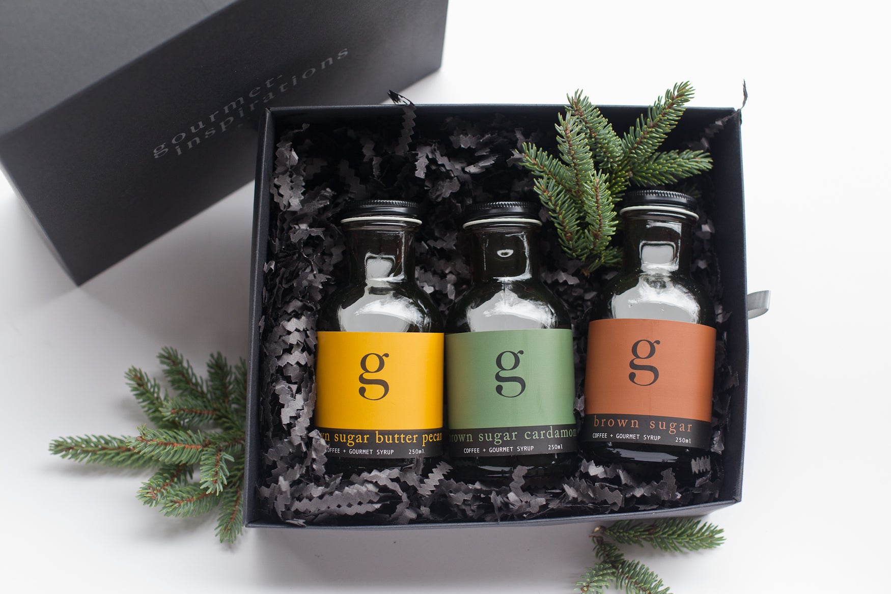 Brown Sugar Collection Syrups Gift box 3x250ml