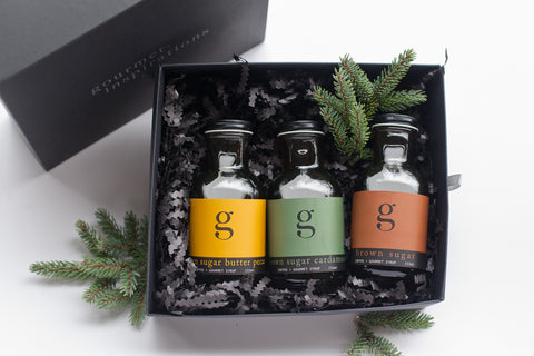 Brown Sugar Collection Syrups Gift box 3x250ml