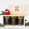 Gourmet Inspirations Sampler Gift Box – selection of sauces and rubs in a gift-ready package.