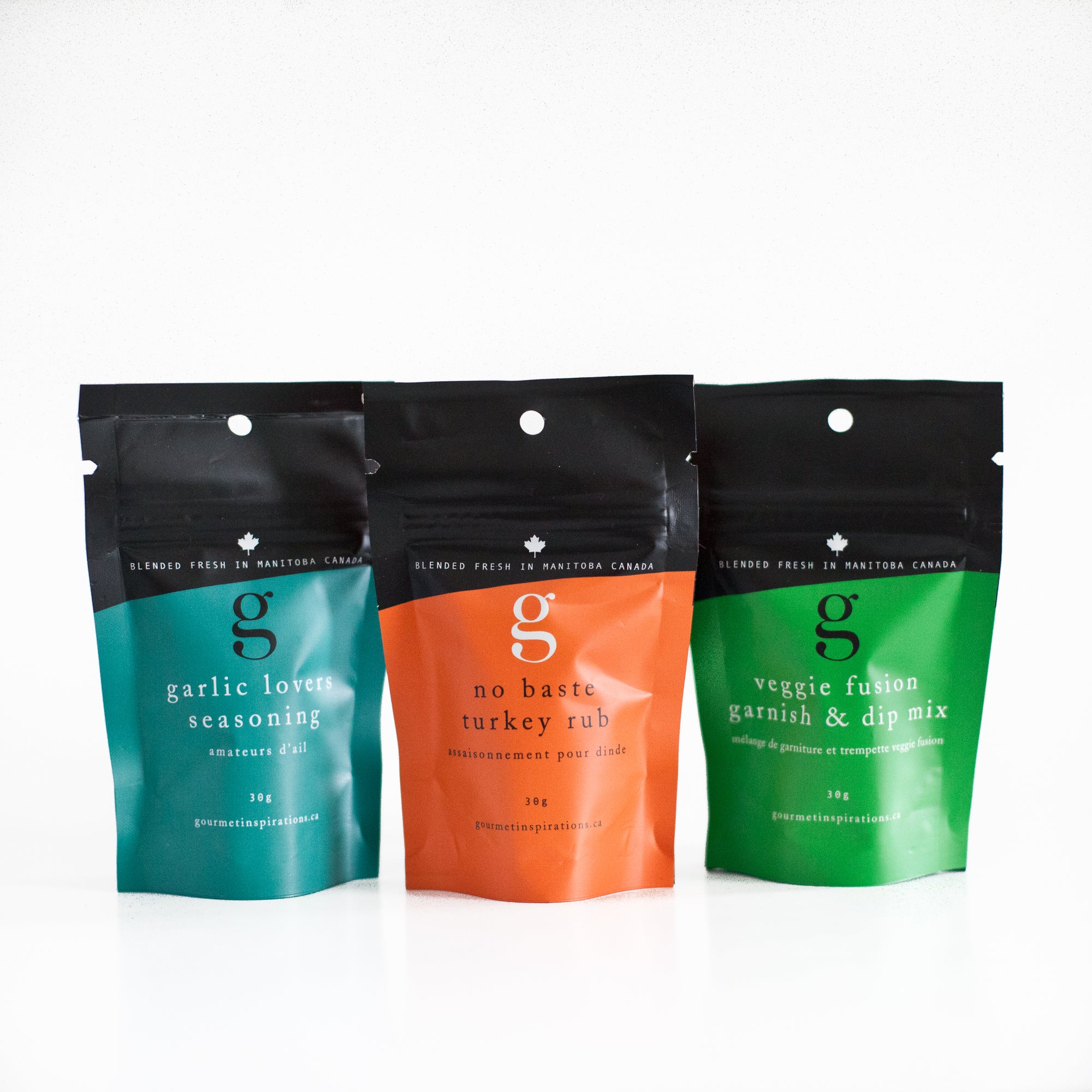 No Baste Turkey Rub - Wholesale (price per 30 g pouch) - Gourmet Inspirations Canada