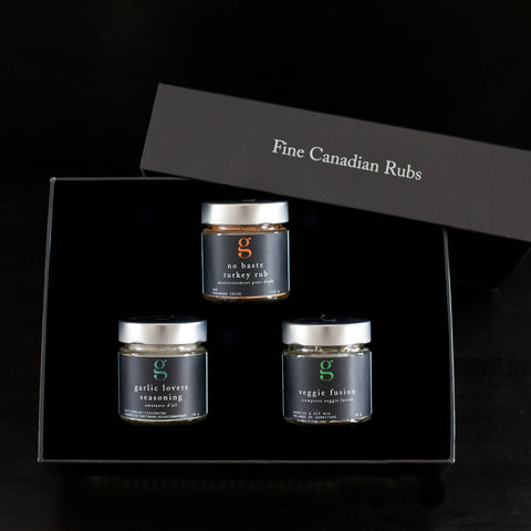 Luxury Rubs Box - Fall Collection - Gourmet Inspirations Canada